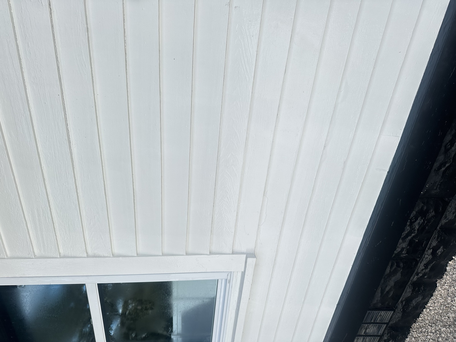 Siding after soft wash