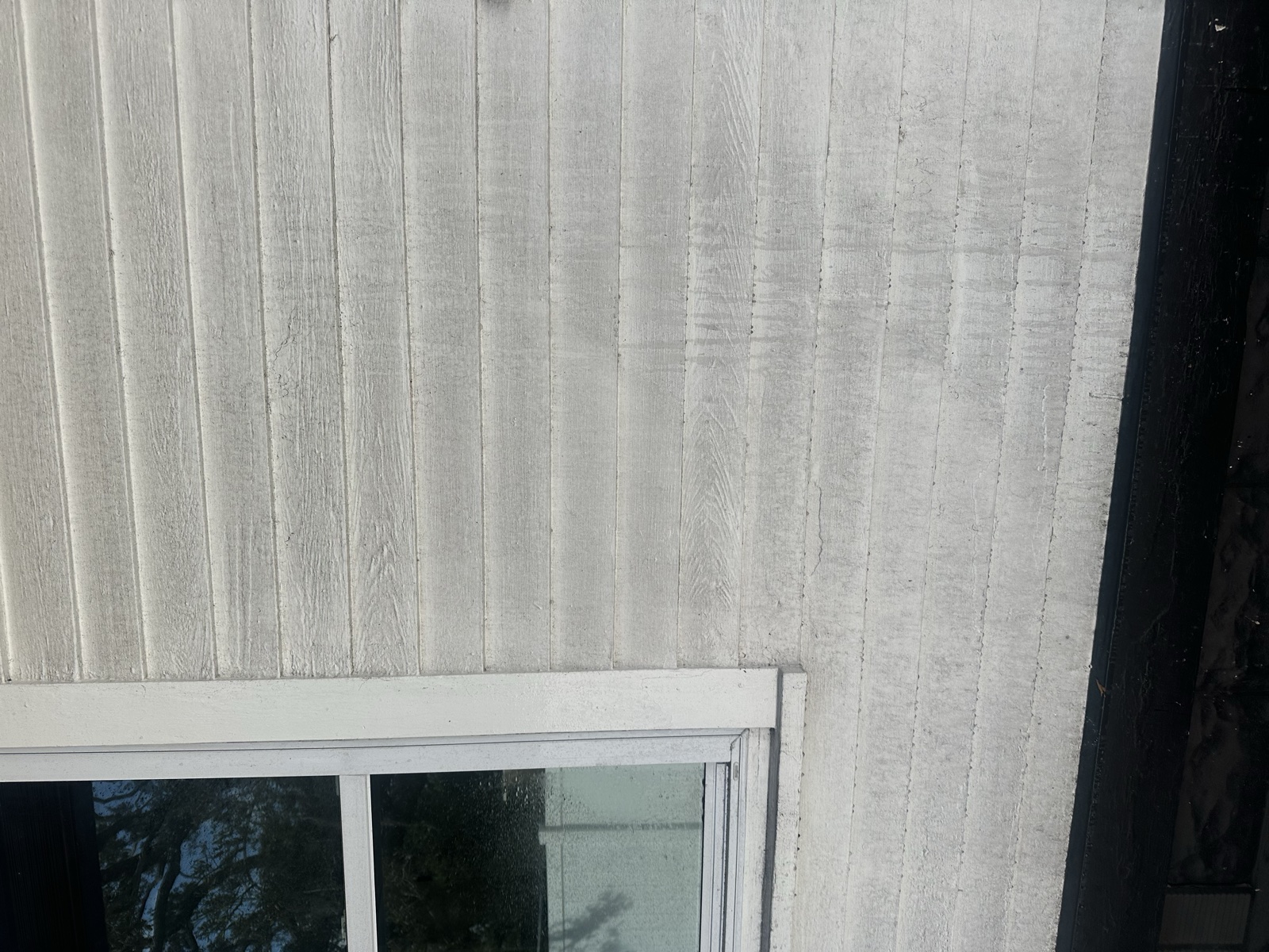 Siding before soft wash